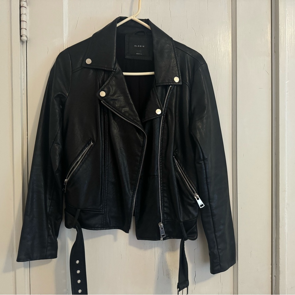 Black Leather Jacket Motorcycle